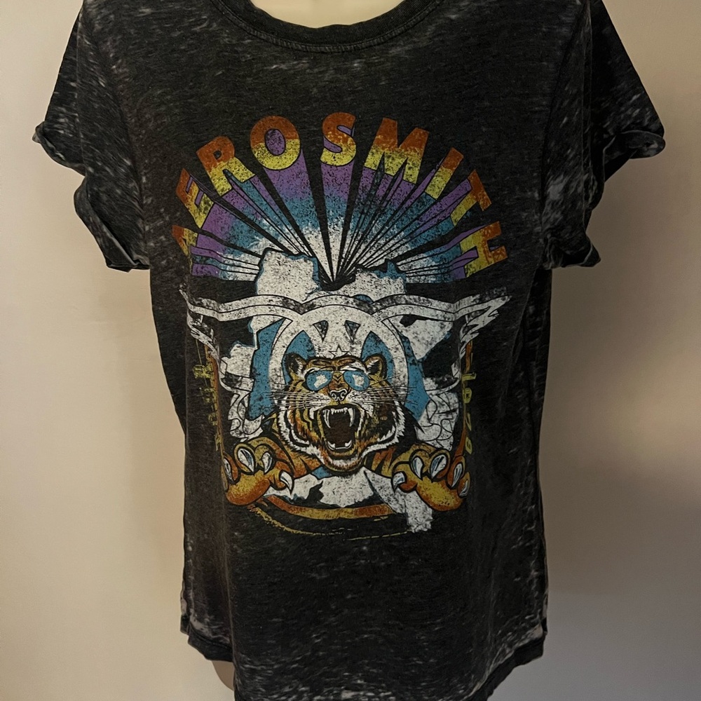 Aerosmith Graphic Women's Black T-Shirt